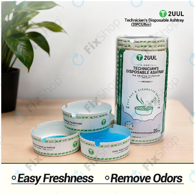 Egyszer használatos hamutartó technikusoknak, 2UUL AS01, 20db/doboz
