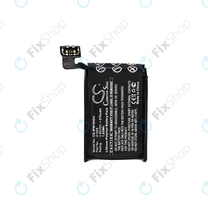 Apple Watch 3 38mm - Akkumulátor A1848 (GPS + Cellular Version) 270mAh HQ