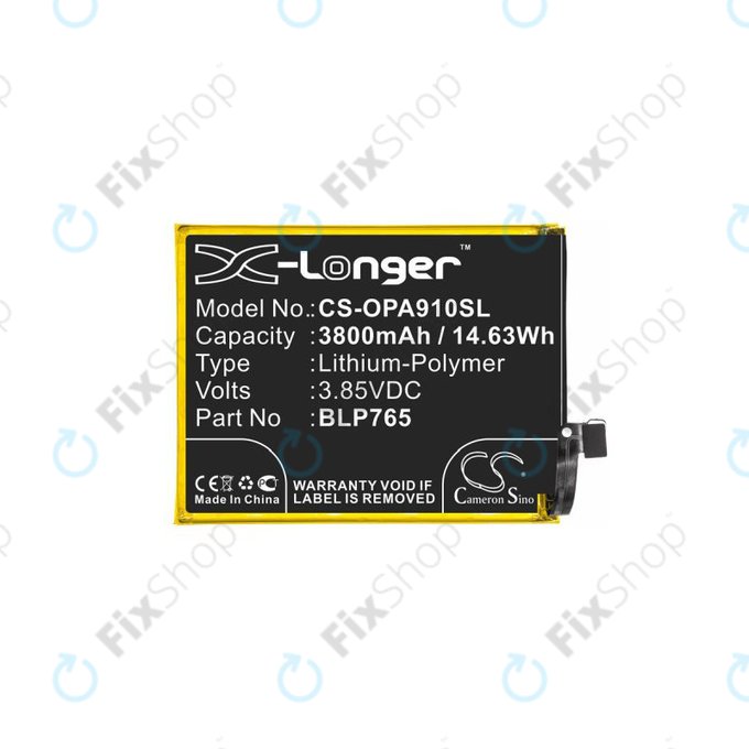 Oppo A91 - Akkumulátor BLP765 3800mAh HQ