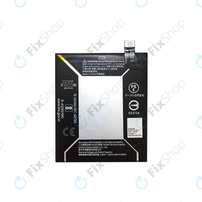 Google Pixel 3a - Akkumulátor G020E-B 3000mAh - G823-00105-01 Genuine Service Pack