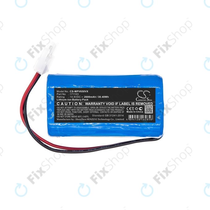 Mamibot PreVac 650, Exvac 660 - Akkumulátor 171103 Li-Lon 14.8V 2600mAh HQ