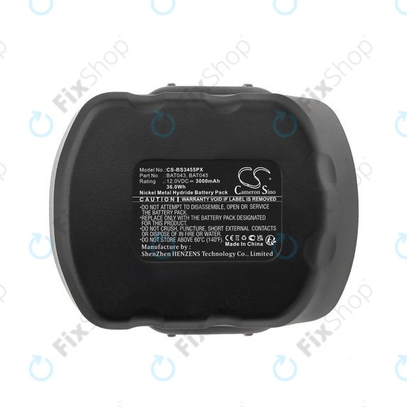 Bosch 12V - Akkumulátor BAT043, BAT045 3000mAh