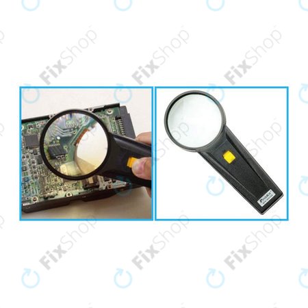 Pro'sKit 8PK-MA006 - Világító Kézi Nagyító (4X)