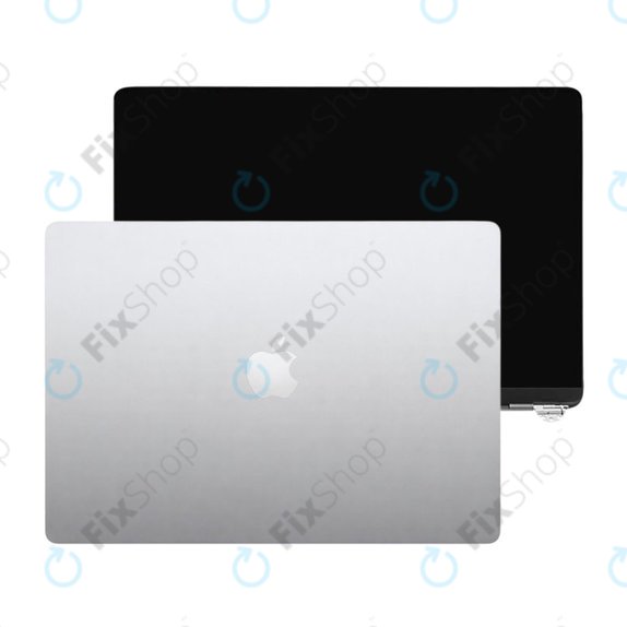 LCD kijelző MacBook Air 13", A3113 (2024), első üveggel és fedéllel, Silver, 661-40279, Genuine Apple