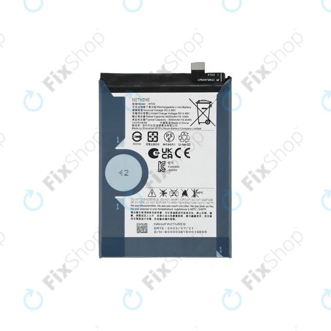 Nothing CMF Phone 1, Phone (2a) Plus - Akkumulátor NT03 5000mAh