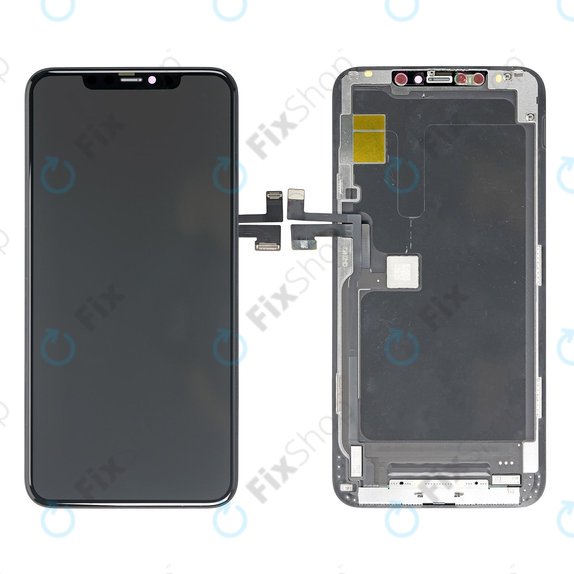 Kijelző In-Cell FHD iPhone 11 Pro Max, Érintőüveg kerettel, FixPremium