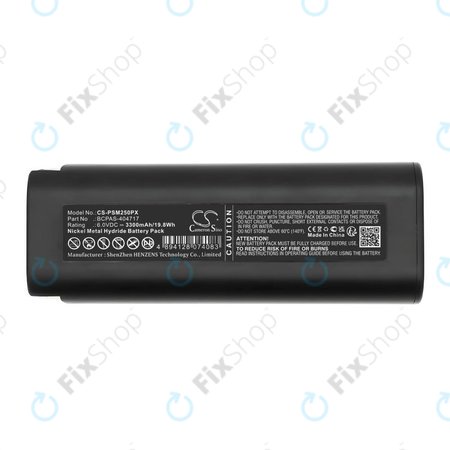 Akkumulátor Paslode 900400, 3300mAh, Ni-MH, 6V, 404400, BCPAS-404717, HQ