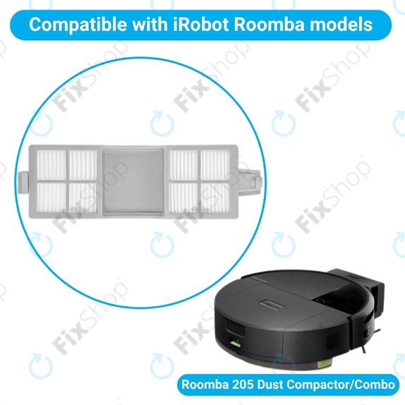 Porszűrő, 2 db iRobot Roomba 205 Dust Compactor, Dust Compactor Combo