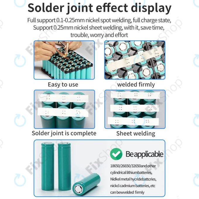 Docreate SW - Hordozható Állítható Ponthegesztőgép (5000mAh)