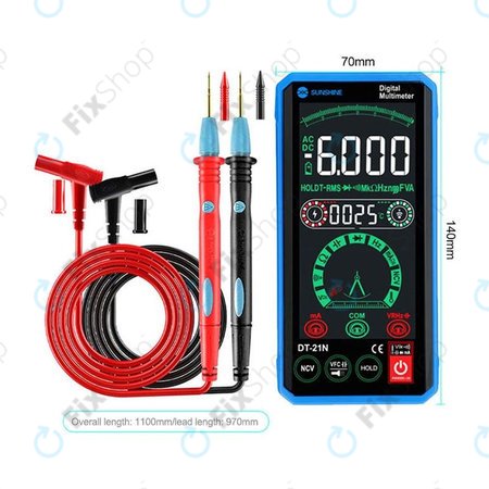 Sunshine DT-21N - Érintőképernyős Digitális Multiméter