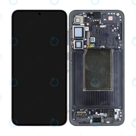 Samsung Galaxy S25 Plus - LCD Kijelző + Érintőüveg + Keret (Blueblack) - GH82-36368E Genuine Service Pack