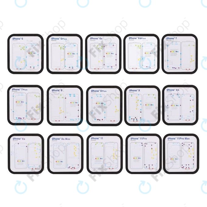 Mágneses Csavartartó Alátét (iPhone 6 - 11 Pro Max)