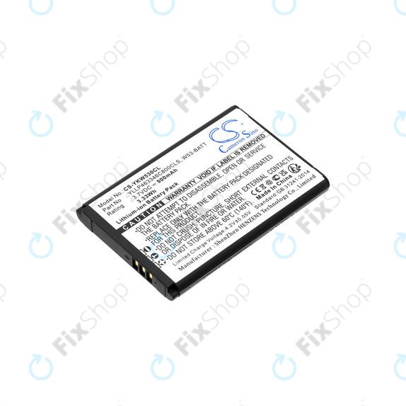 Akkumulátor Yealink W53, W53h, W78h, 900mAh, Li-Ion, 3.7V, W53-BATT, HQ