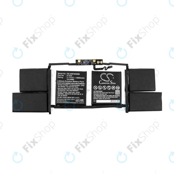 Apple MacBook Pro 15" A1707 (Late 2016 - Mid 2017) - Akkumulátor A1820 6600mAh HQ
