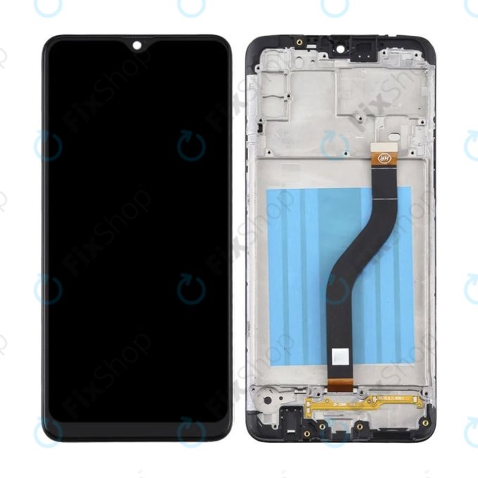 Samsung Galaxy A20s A207F - LCD Kijelző + Érintőüveg + Keret TFT