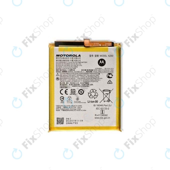 Motorola Moto G8 Power XT2041 - Akkumulátor KZ50 5000mAh - SB18C57585 Genuine Service Pack