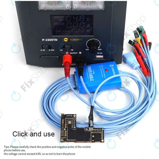 SunShine SS-905A - Tápkábel Készlet (iPhone 5S - 12 Pro Max, Samsung)