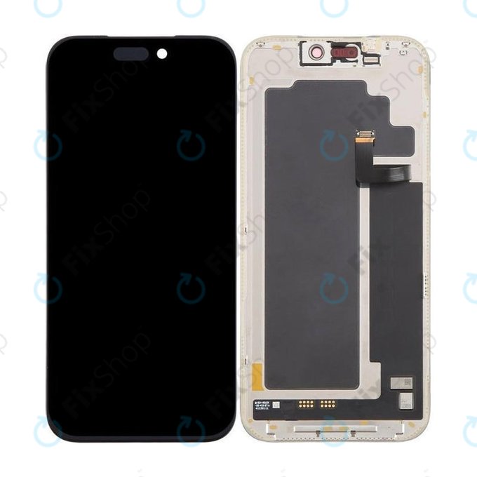 Kijelző Soft OLED 120Hz iPhone 17 Pro Max, Érintőüveg kerettel, FixPremium PRO