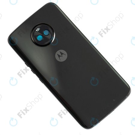 Motorola Moto X4 XT1900 - Akkumulátor Fedőlap (Super Black) - 5S58C09155 Genuine Service Pack
