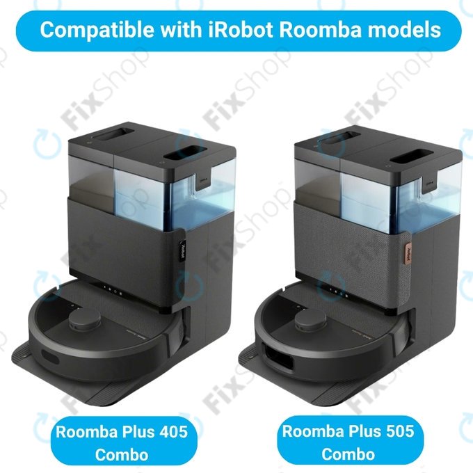 Pótalkatrész készletiRobot Roomba Plus 405 Combo, 505 Combo (1x Főkefe, 2x Szűrő, 2x Oldalkefe, 4x Felmosórongy, 2x Porzsák)