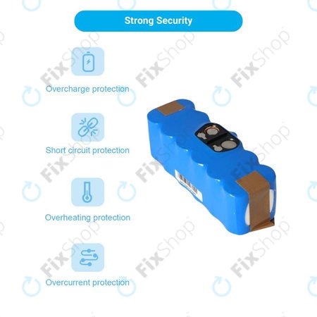 iRobot Roomba 500, 600, 700, 800, 900-series, R3, Scooba 450, Vileda 137173 - Akkumulátor 11702, GD-Roomba-500, VAC-500NMH-33 Ni-MH 14.4V 4000mAh