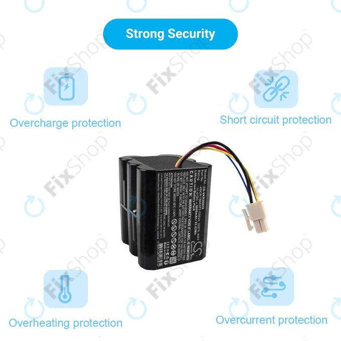 Vorwerk Kobold VR300, Folletto VR300 - Akkumulátor 32579, 4403, 4NCR/18650P2-C002A Li-Ion 14.4V 5800mAh HQ