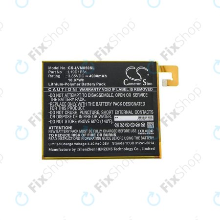 Lenovo Tab M8 - Akkumulátor L19D1P31 4900mAh HQ