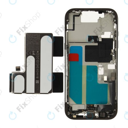 Középső keret akkumulátorral | iPhone 16 Pro | Black Titanium | ZD076-00689 | Genuine Apple