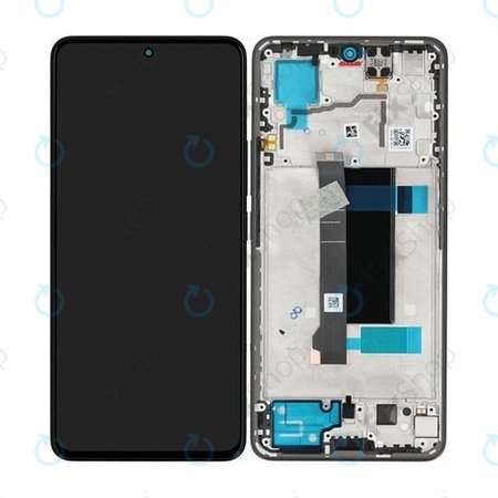 Xiaomi Redmi Note 13 Pro 5G - LCD Kijelző + Érintőüveg + Keret (Midnight Black) - 5600020N1600 Genuine Service Pack