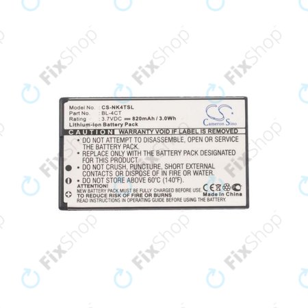 Nokia 5310 - Akkumulátor BL-4CT 820mAh HQ