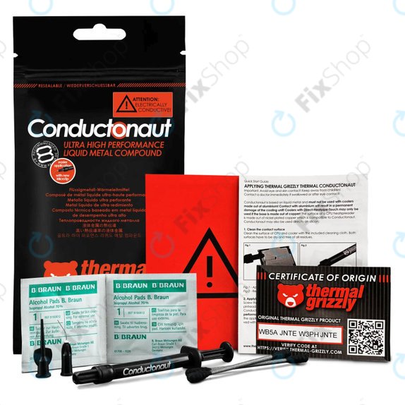Folyékony fém 5g, Thermal Grizzly Conductonaut