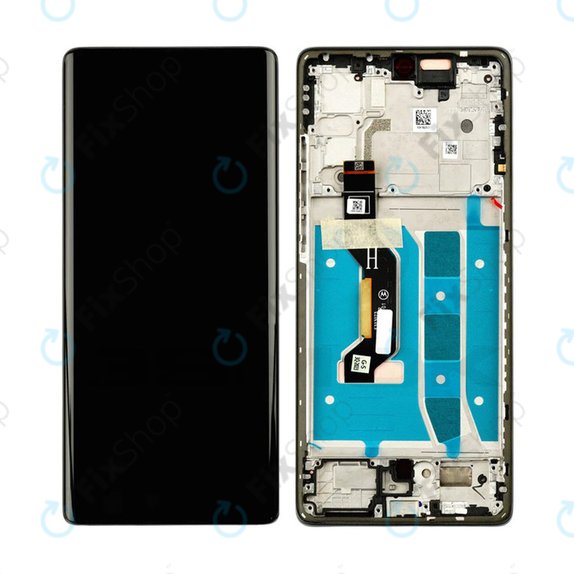 Motorola Moto G85 5G XT2427-3 - LCD Kijelző + Érintőüveg + Keret (Cobalt Blue) OLED