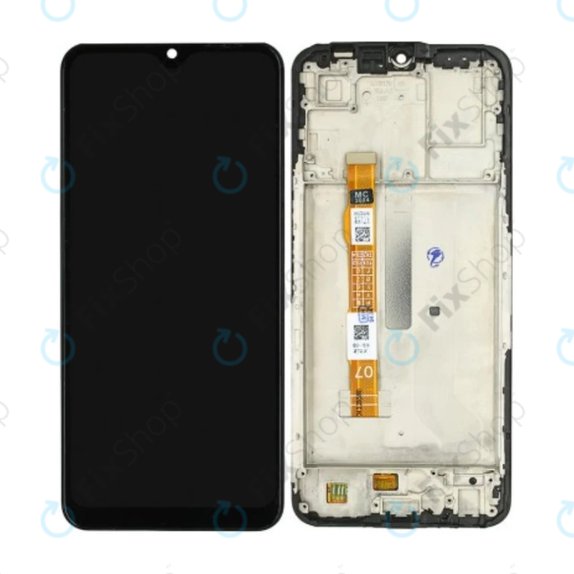 Vivo Y55 - LCD Kijelző + Érintőüveg + Keret (Starlight Black) OLED