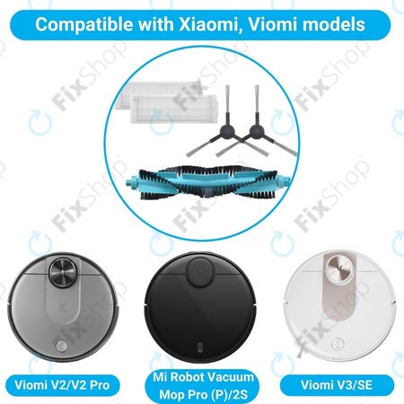 Xiaomi Viomi V2, V2 Pro, V3, SE, Mi Robot Vacuum Mop Pro (P), 2S - Kiegészítő Készlet