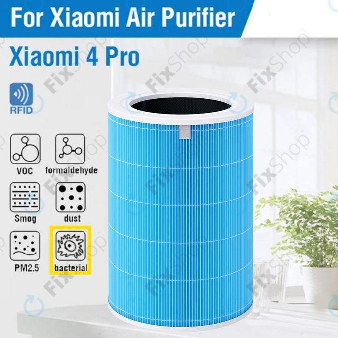 Xiaomi Mi Mijia Air Purifier 4 Pro - HEPA szűrő (Antibakteriális) (Kék)