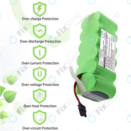 Ecovacs Deebot CR120, KK-8, X500 - Akkumulátor LP43SC2000P Ni-MH 14.4V 2000mAh HQ