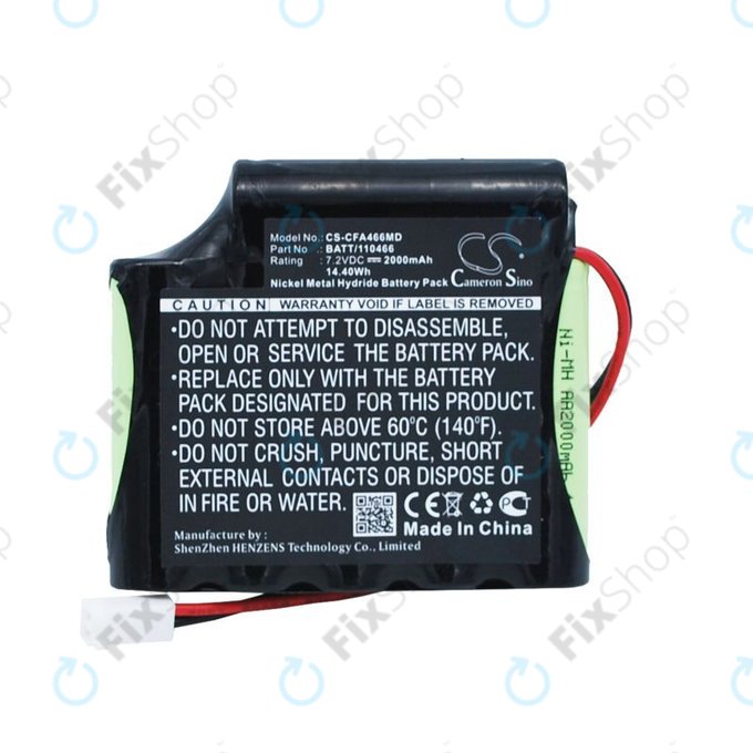 Akkumulátor Cefarm Rehab 4, Stimulator Globus Mystim, 2000mAh, Ni-MH, 7.2V, BATT/110466, HQ