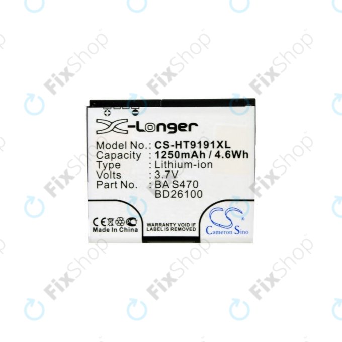 HTC Desire HD - Akkumulátor BD26100 1230mAh HQ