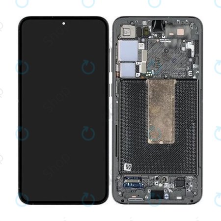 Samsung Galaxy S23 Plus S916B - LCD Kijelző + Érintőüveg + Keret (Green) - GH82-30478C, GH82-30476C, GH82-30477C Genuine Service Pack