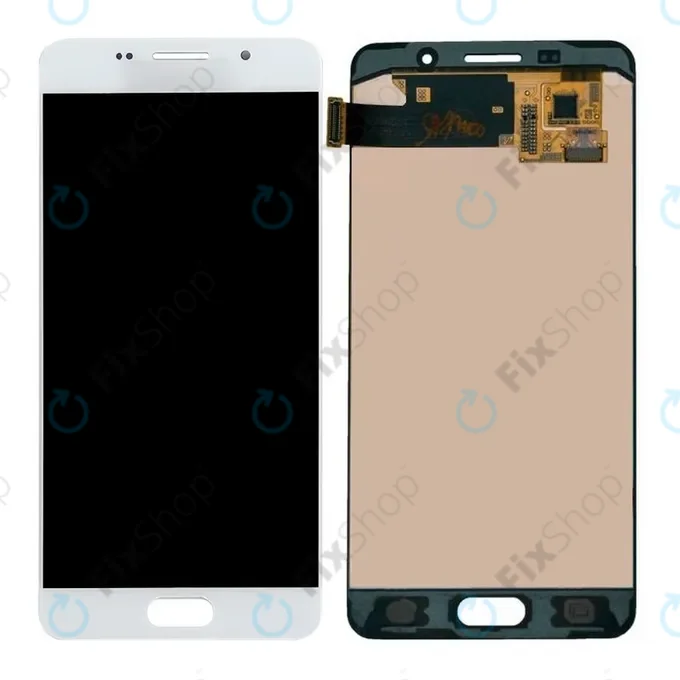 Samsung Galaxy A5 A510F (2016) - LCD Kijelző + Érintőüveg (White) OLED