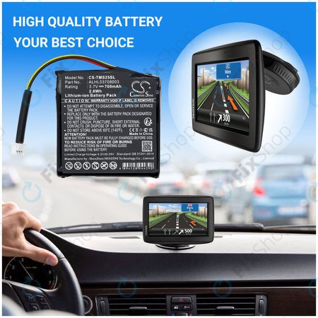 Akkumulátor TomTom Star 20, 700mAh, Li-Ion, 3.7V, ALHL03708003, HQ