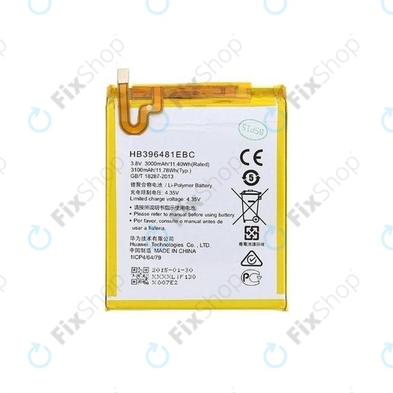 Huawei G8, Y6 II, Honor 5X - Akkumulátor HB396481EBC 3100mAh