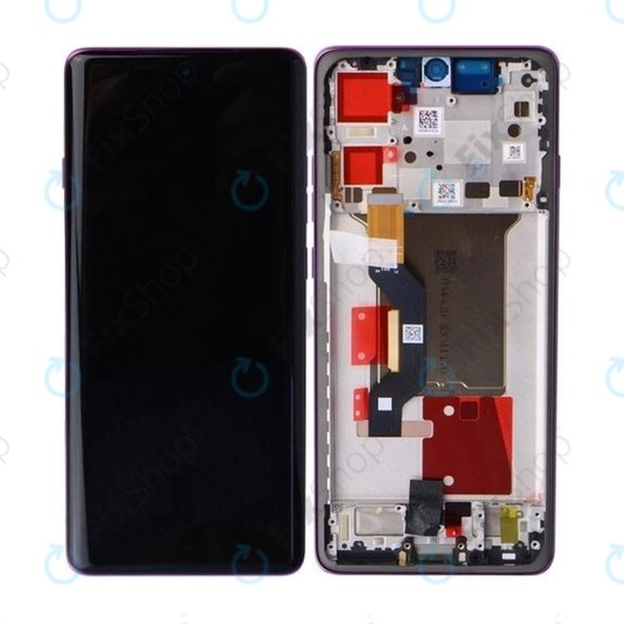 Motorola Edge 60 Pro - LCD Kijelző + Érintőüveg + Keret (Sparkling Grape) - 5D68C30047 Genuine Service Pack