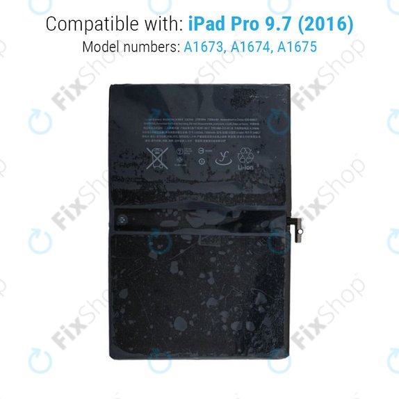 Apple iPad Pro 9.7 (2016) - Akkumulátor 7306mAh