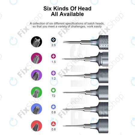 Mechanic KING KONG+ - Torx, Tri-point, Cross csavarhúzó készlet - 6db
