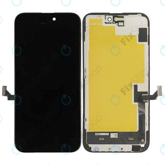 Kijelző Soft OLED iPhone 15 Plus, Érintőüveg kerettel, DIAGNOSTIC