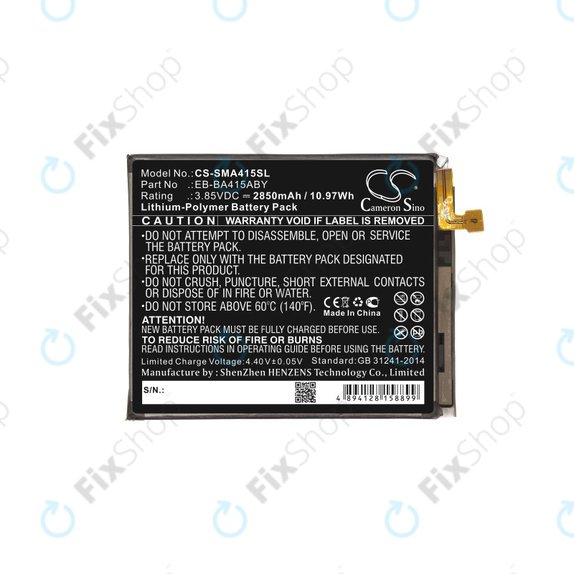 Samsung Galaxy A41 A415F - Akkumulátor EB-BA415ABY 2850mAh HQ