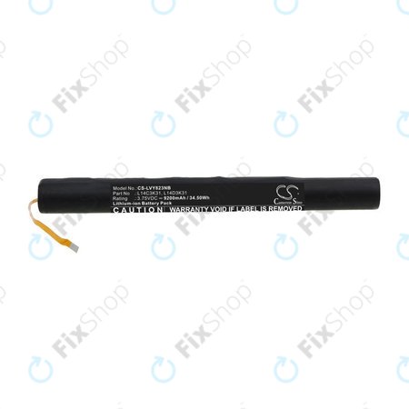 Akkumulátor Lenovo Yoga Tablet 2, 9200mAh, Li-Ion, 3.75V, L14C3K31, HQ