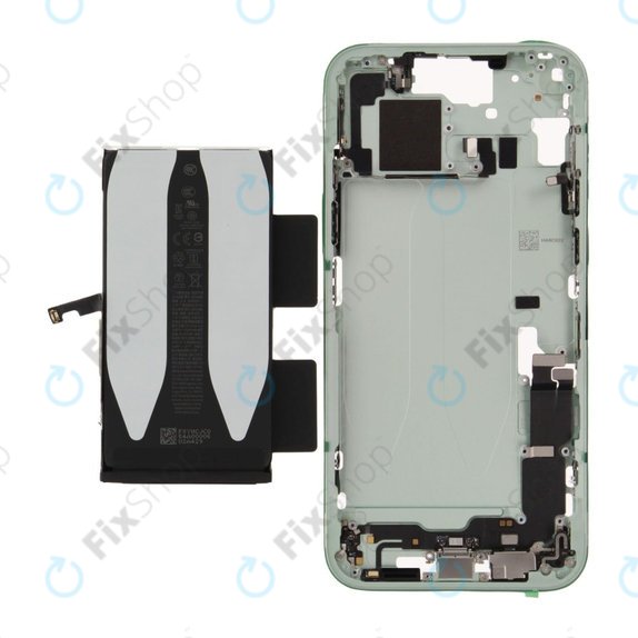 Középső keret akkumulátorral | iPhone 15 Plus | Green | ZD076-00678 | Genuine Apple