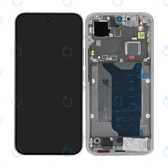 Kijelző Xiaomi 15T Pro 5G, Gray, Érintőüveg kerettel, 5600050O12U00, Genuine Service Pack